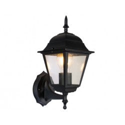 FAROL S2 DAVALIA PARED SUP. ALUM. NEGRO 801126