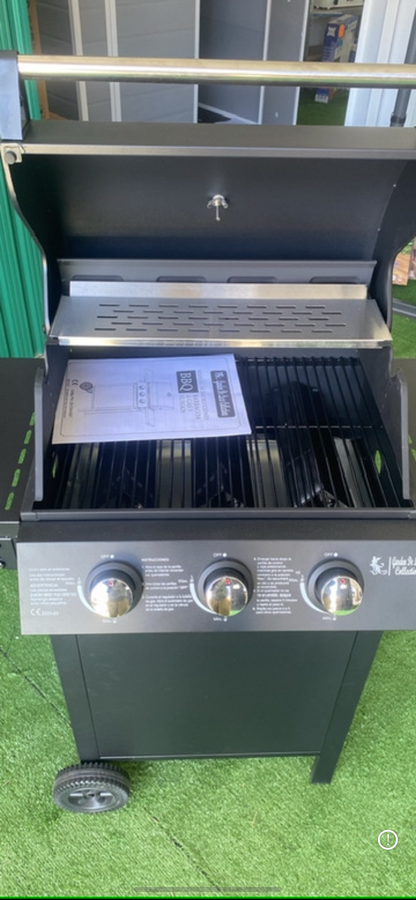BARBACOA GAS 3 QUEMADORES