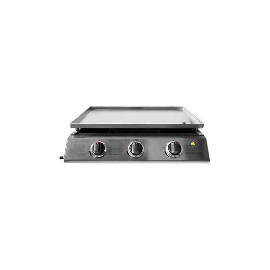 PLANCHA GRILL GAS 3 FUEGOS 62,5X40 ACERO INOX