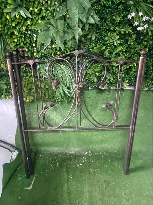 Cabecero de Hierro Forjado | Estilo Rústico/Industrial | 110x125 cm c/u