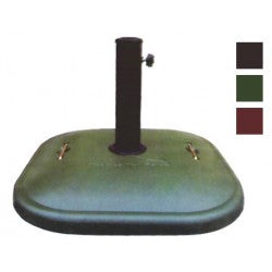 BASE SOMBRILLA CUADRADA NEGRO 480X480MM 25KG