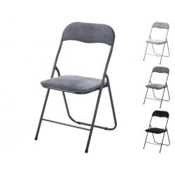 SILLA PLEGABLE BEIG 47x44x81 CM.